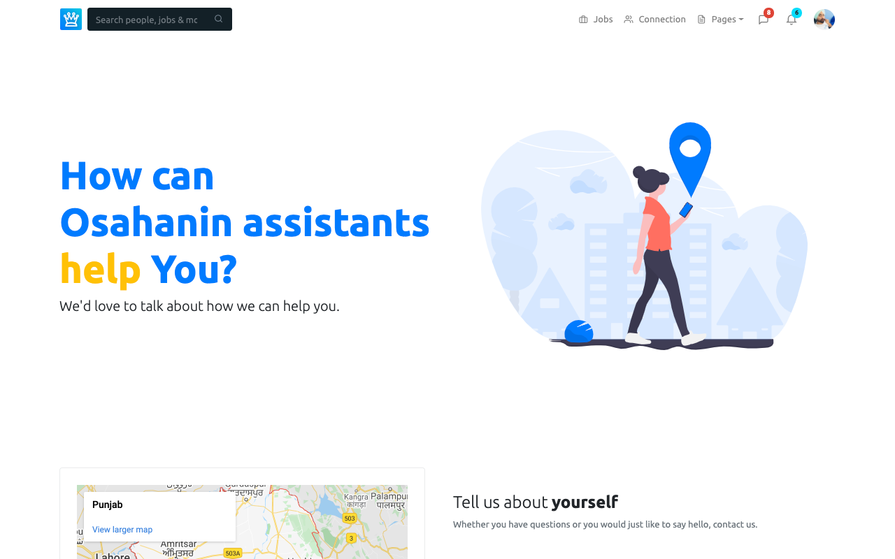 Osahanin - Job Portal & Social Network HTML Template - Light Template