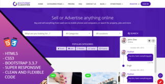 OBootstrap Classified Bootstrap Responsive Website Template