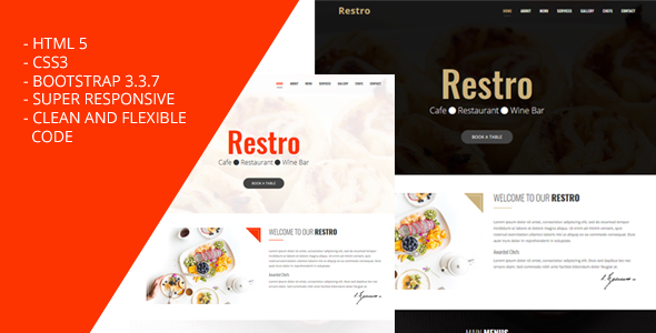 Restro - Responsive Restaurant Template
