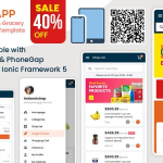 Grociapp - Organic Food & Grocery Market Mobile Template