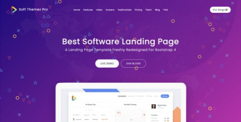 Soft Themez - Gatsby React Software Landing Page + Blogs With Netlify CMS