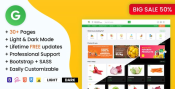 Grofarweb - Online Grocery Supermarket HTML Template