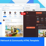 Vogel - Social Network & Community HTML Template
