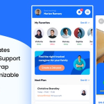Halping - Online Find Caregiving Jobs Mobile Template