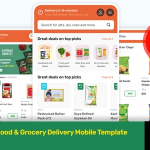 Foodmart - Food & Grocery Delivery Mobile Template