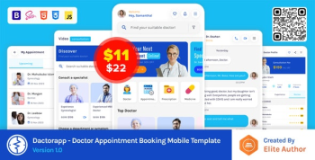 Dactorapp - Doctor Appointment Booking Mobile Template